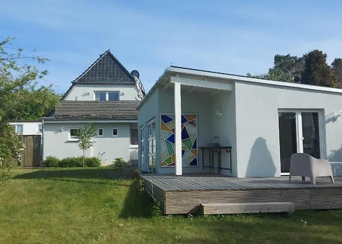 Brombeere Mit Grossem Garten Und Balkon Lägenhet Graal-Mueritz